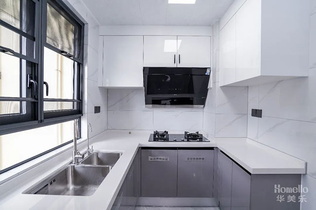 136㎡四居，合理化橫廳構(gòu)筑，軟裝功能改造，詮釋簡約美學(xué)